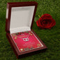 Perfect Pair necklace, Christmas Love