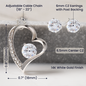 Forever Love Necklace and Cubic Zirconia Earring Set