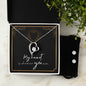 Forever Love Necklace and Cubic Zirconia Earring Set