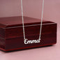 Personalized Name Necklace with message card for Daughter
