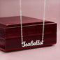 Personalized Name Necklace with message card for Daughter