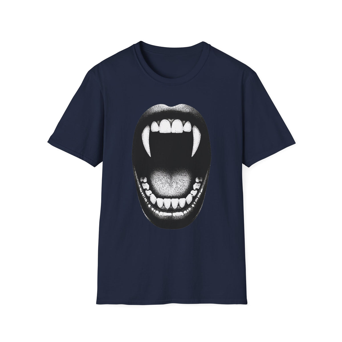 Vampire Fangs Mouth T-Shirt | Gothic Horror Graphic Tee