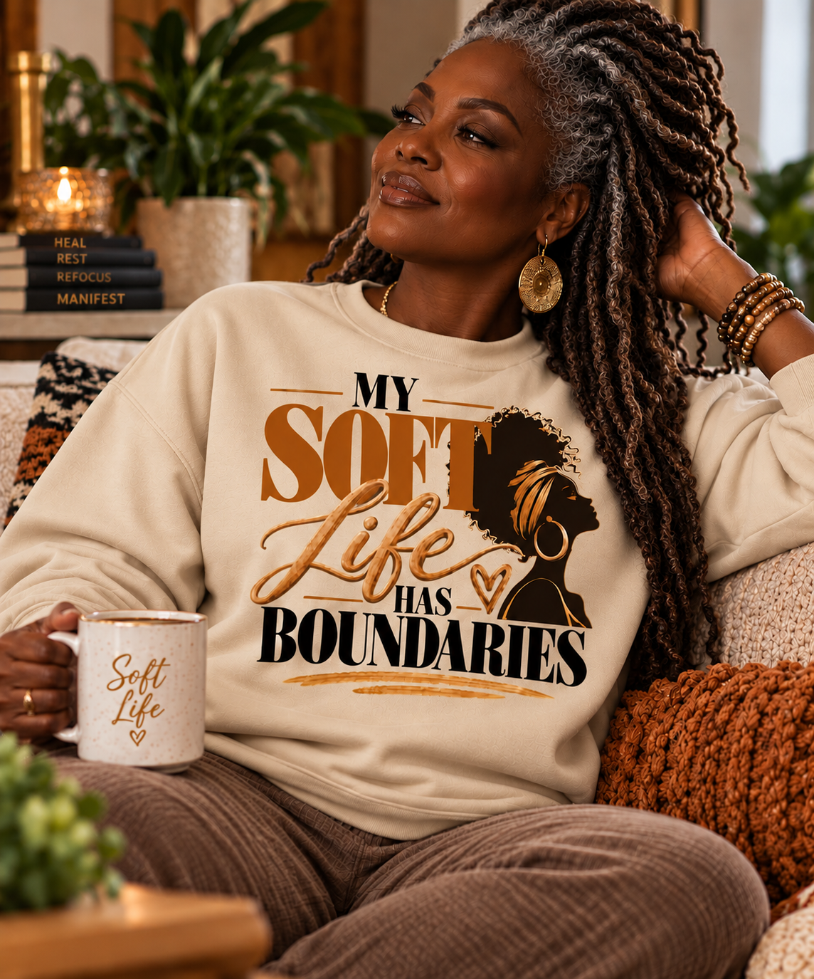 My Soft Life Has Boundaries Sweatshirt