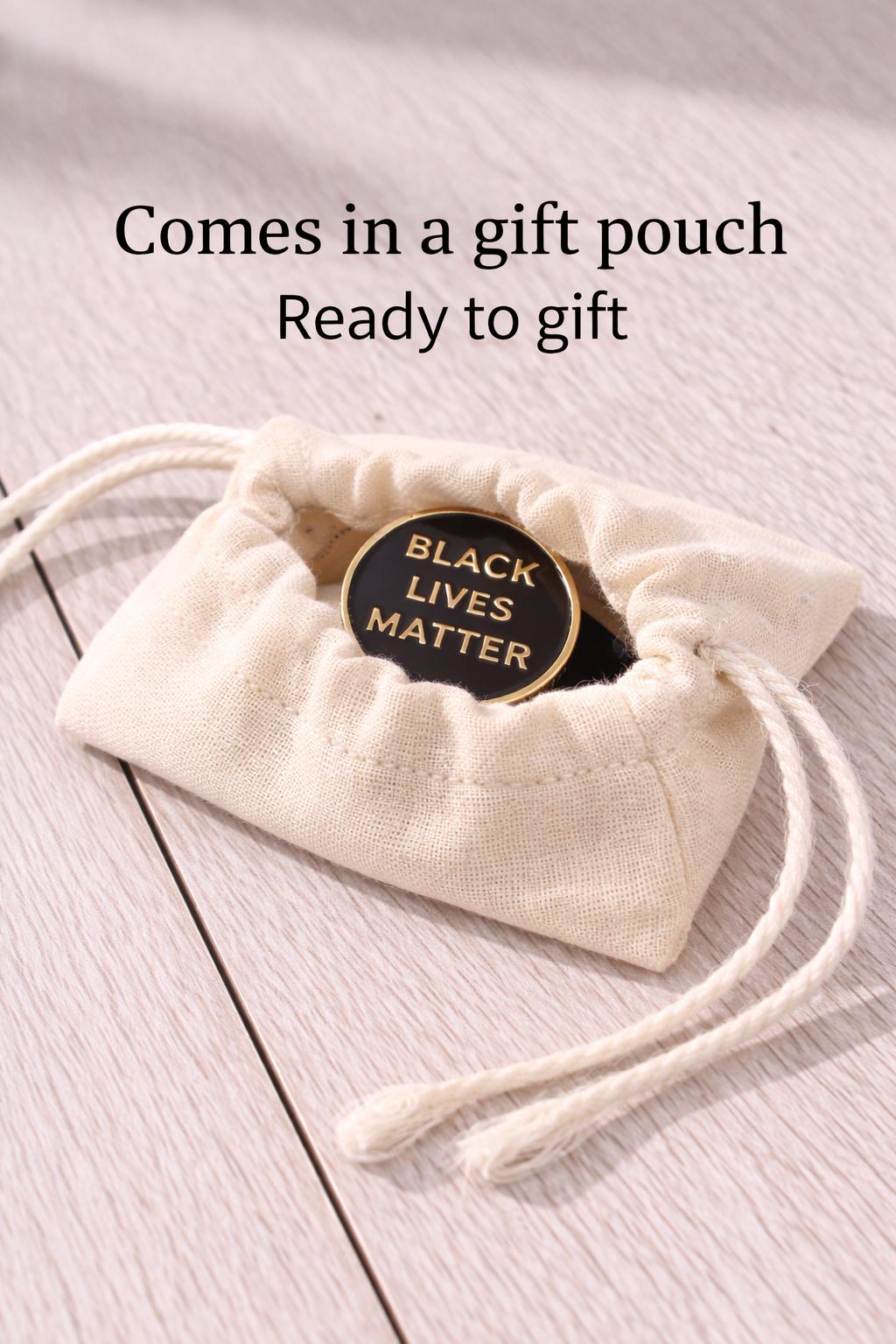 Black Lives Matter Pin | BLM Enamel Pin | Activist Lapel Pin | Social Justice Pin | Protest Pin | Gift for Activist