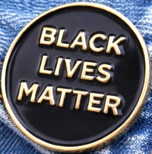 Black Lives Matter Pin | BLM Enamel Pin | Activist Lapel Pin | Social Justice Pin | Protest Pin | Gift for Activist