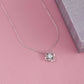 Love Knot Necklace White Gold and Gold, Merry Christmas