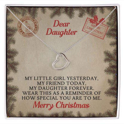 Heart Necklace - Dear Daughter