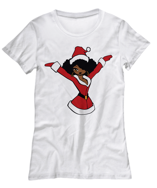 Black Santa Woman